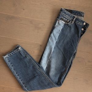 Size 26 CK Ankle Straight Jeans Blue